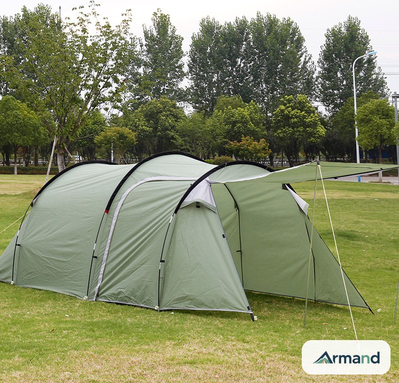 Family cabin and tunnel tents
